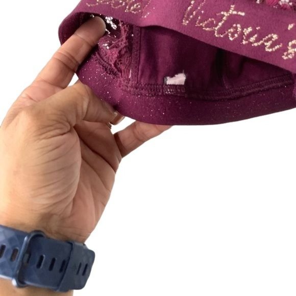 Victoria's Secret T-back Maroon Lace Bralette Size Small - Picture 12 of 12